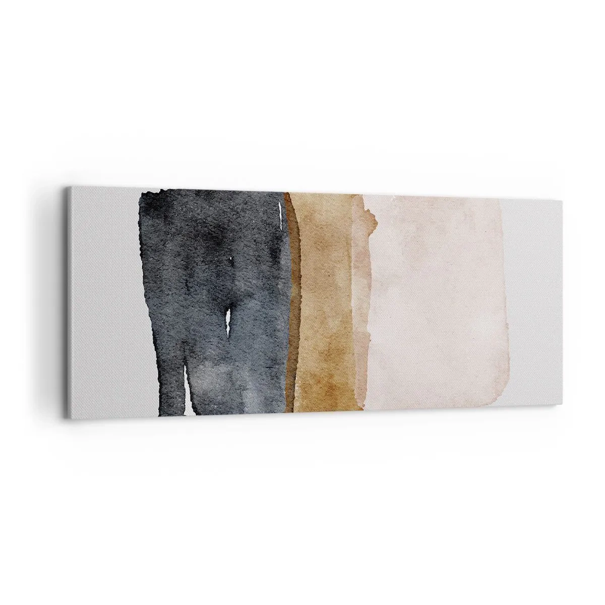 Obraz na plátně - Kompozice zemitých barev - 100x40 cm