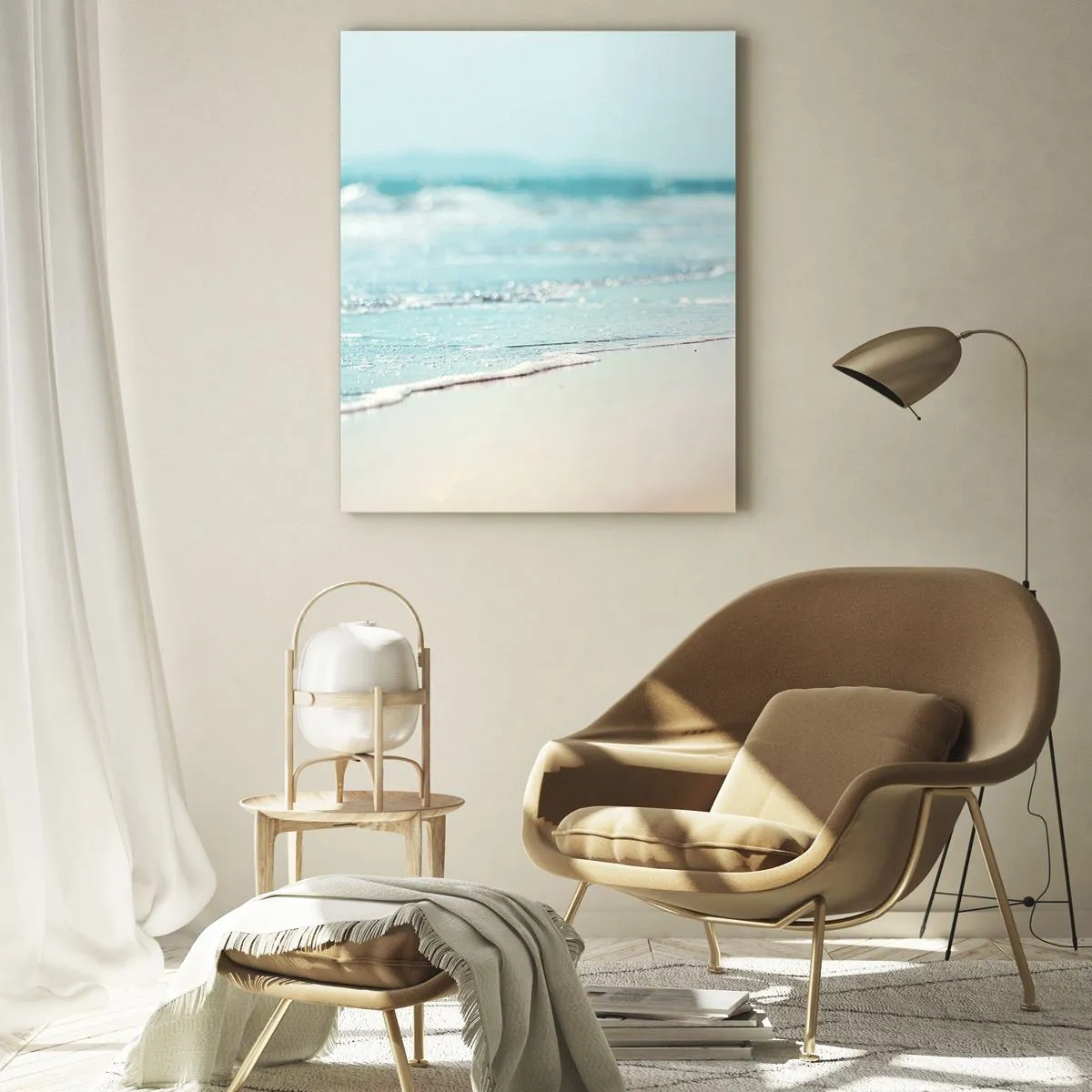 Obraz na skle - Teplo a hluk - 50x70 cm