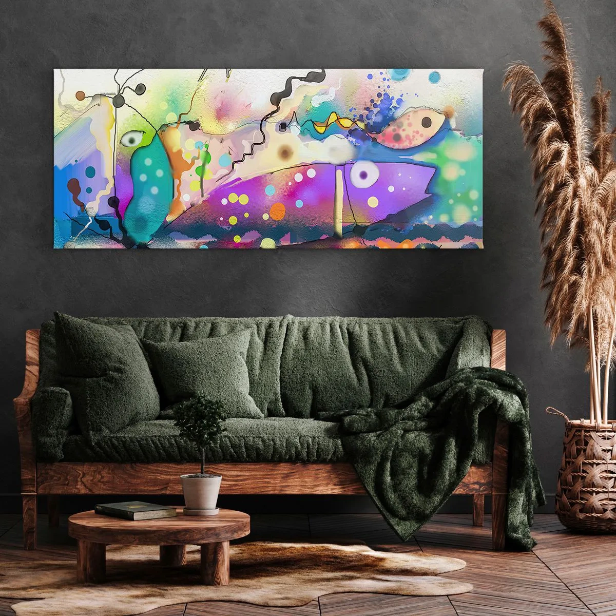 Obraz na plátně - Chybí slova! - 160x50 cm