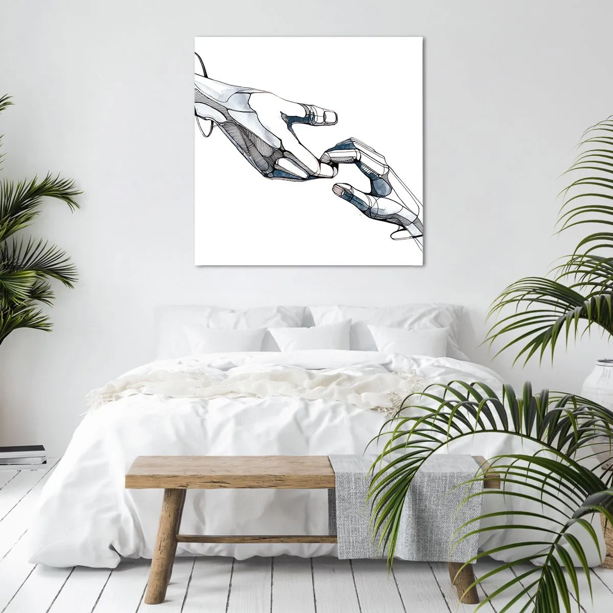 Obraz na plátně - Dobré gesto - 70x70 cm