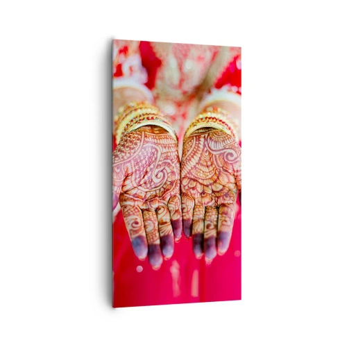 Obraz na plátně - Připravená chytit štěstí - 65x120 cm