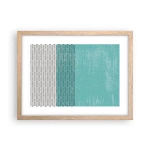 Plakát v rámu světlý dub - Vyvážená kompozice - 40x30 cm