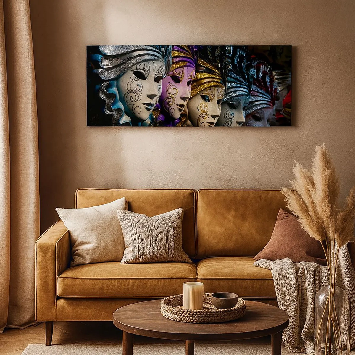 Obraz na plátně - Tajemství ve zlaté a ve stříbrné - 100x40 cm