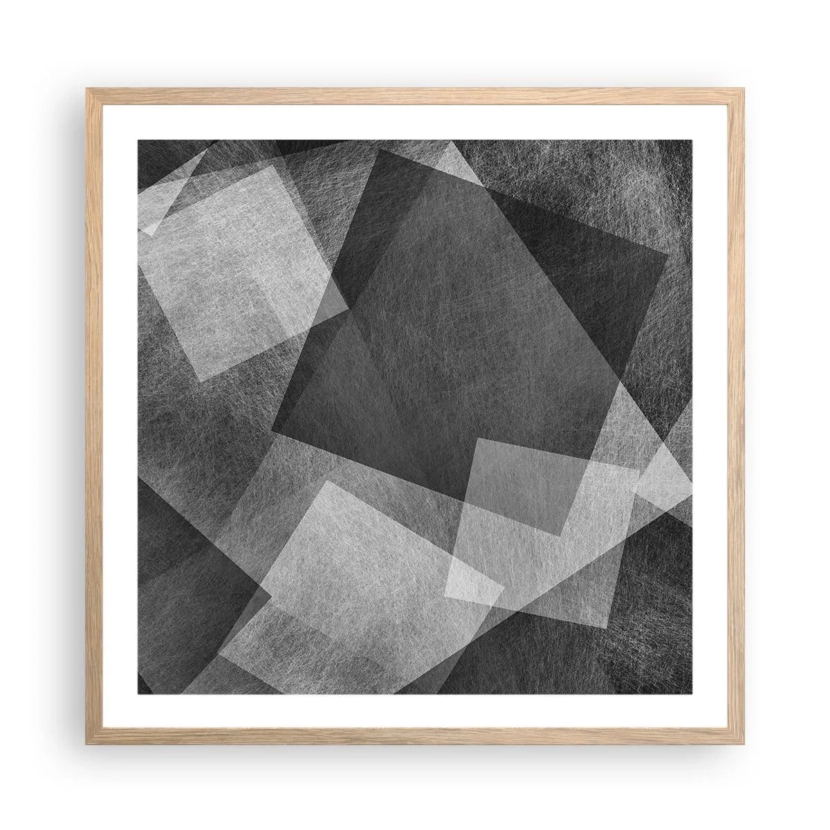 Plakát v rámu světlý dub - Odvěký symbol trvalosti a pořádku - 60x60 cm