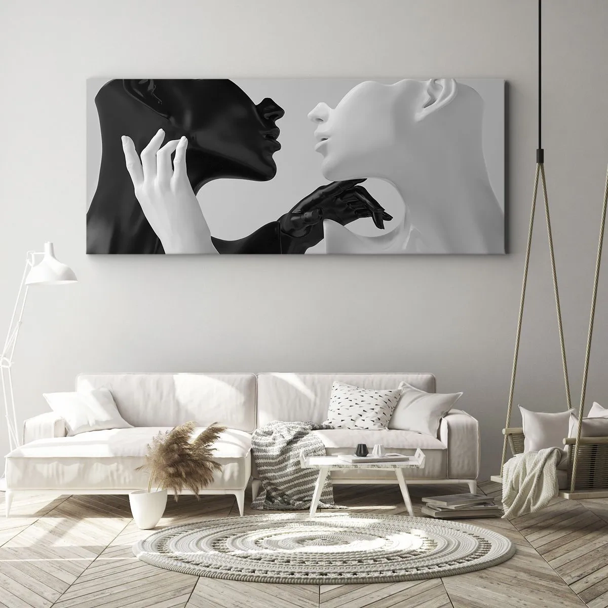 Obraz na plátně - Přitažlivost – touha - 160x50 cm