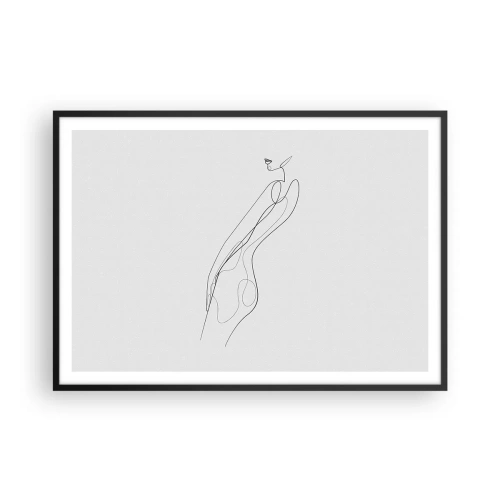 Plakát v černém rámu - Pouze slib - 100x70 cm