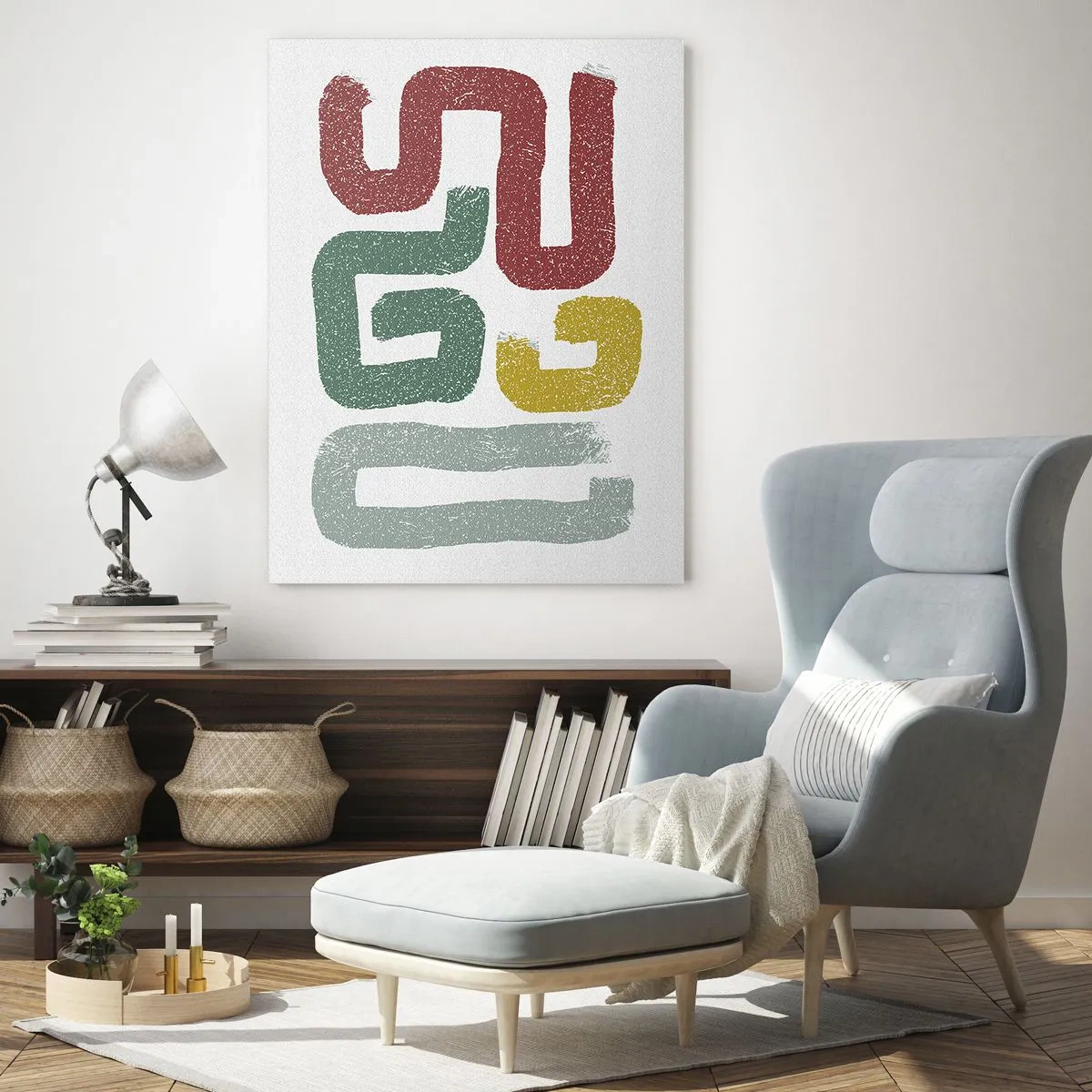 Obraz na skle - V neznámém jazyce - 50x70 cm