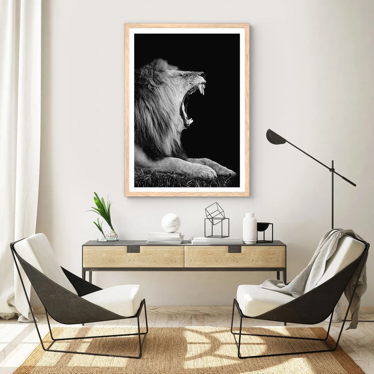 Plakát v rámu světlý dub - Bez nejmenších pochyb - 61x91 cm