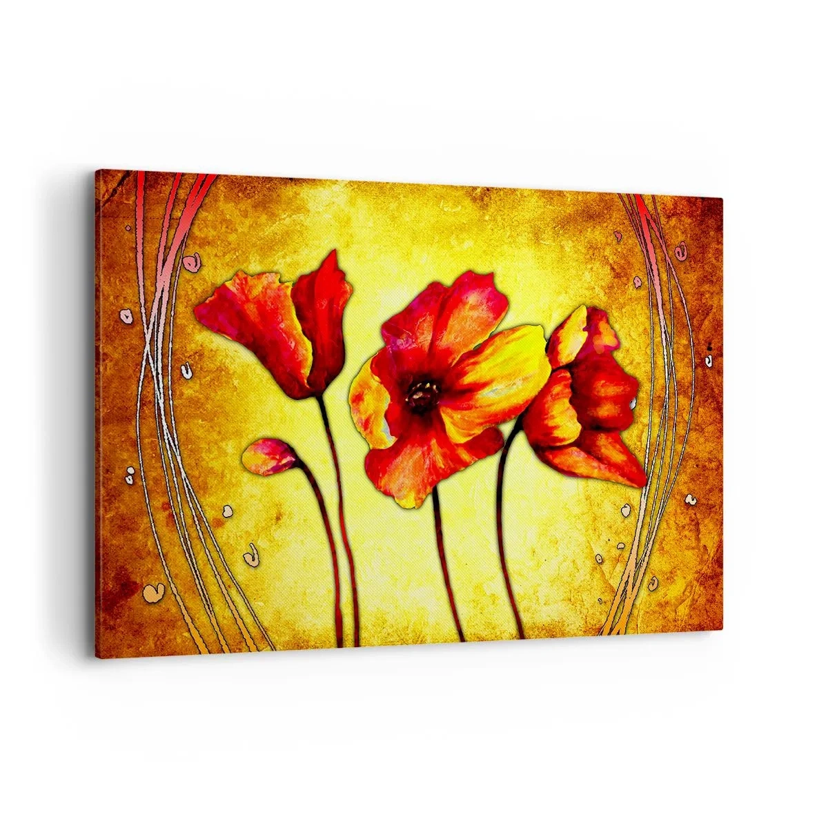 Obraz na plátně - V secesní dekoraci - 120x80 cm