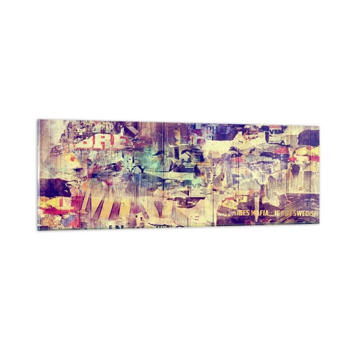 Obraz na skle - A tohle zůstane - 90x30 cm
