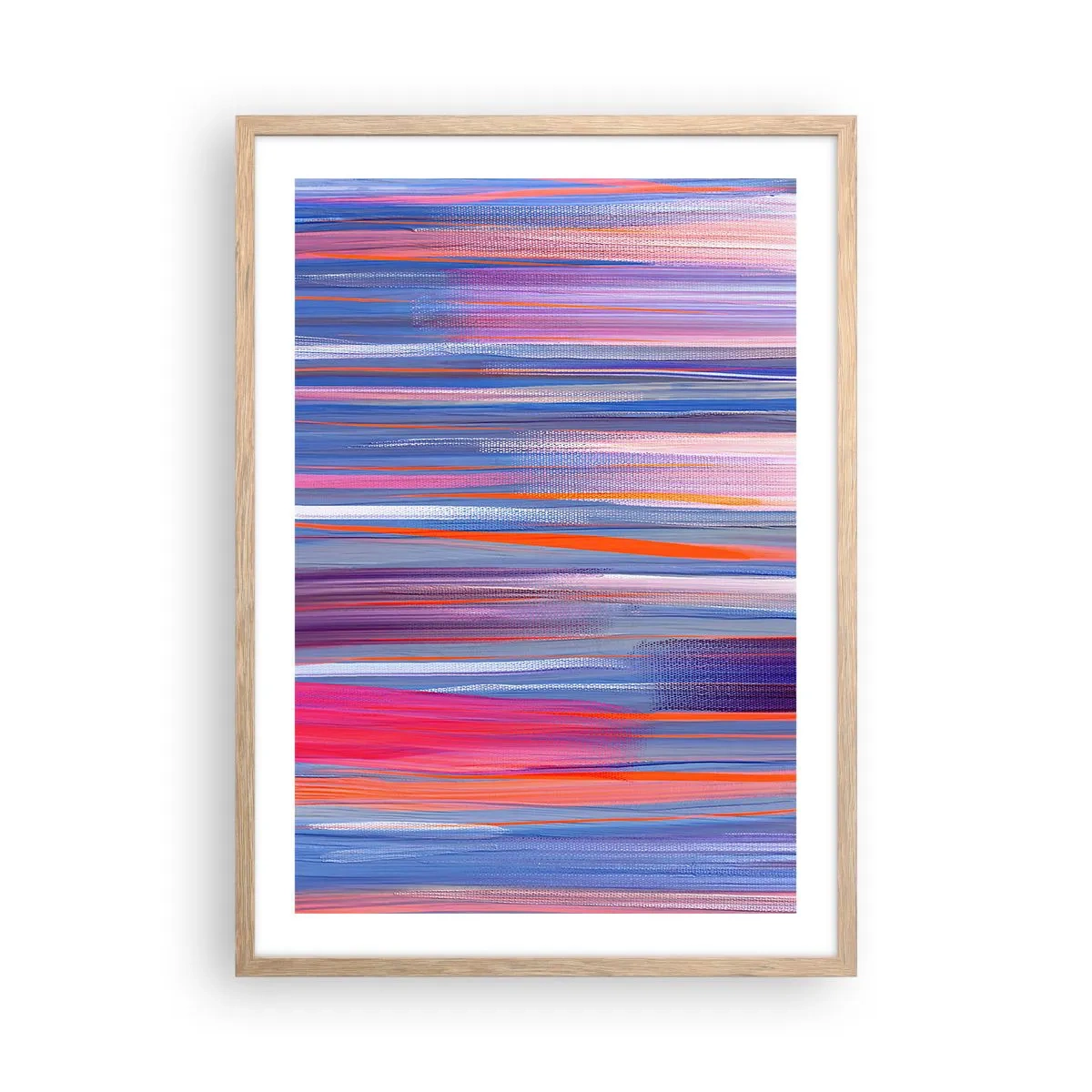 Plakát v rámu světlý dub - Naduhuvstoupení - 50x70 cm