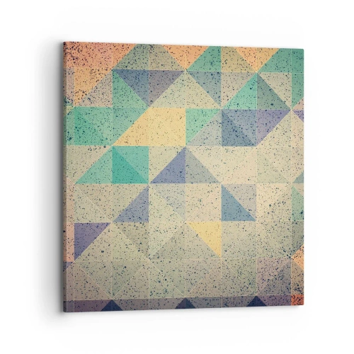 Obraz na plátně - Republika trojúhelníků - 70x70 cm