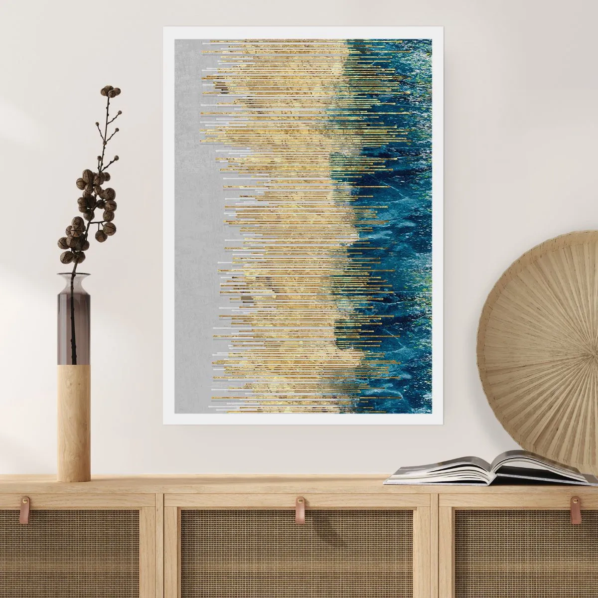 Plakát - Zlacená hranice - 50x70 cm