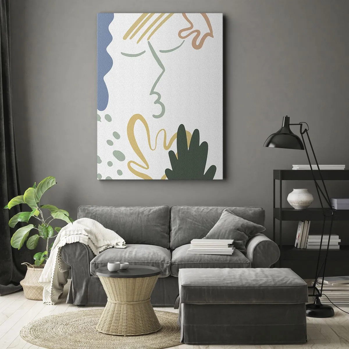 Obraz na plátně - Polibek květin - 50x70 cm