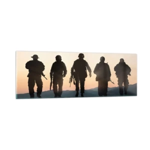 Obraz na skle - Vítej v našem světě - 90x30 cm