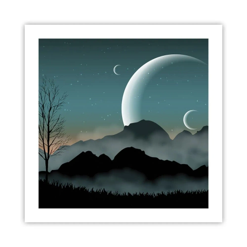 Plakát - Karneval hvězdné noci - 50x50 cm