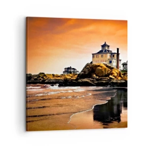 Obraz na plátně - Elegance západního pobřeží - 60x60 cm