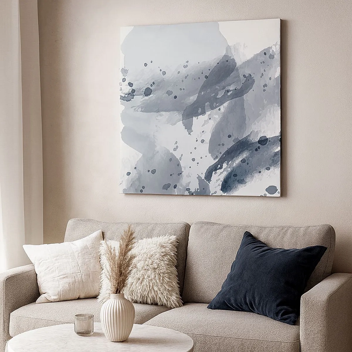 Obraz na plátně - Studie o povaze vody - 30x30 cm