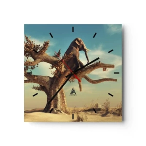 Nástěnné hodiny - Nový úhel pohledu - 30x30 cm