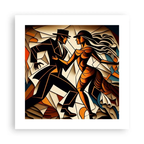 Plakát - Tanec vřelosti a vášně - 40x40 cm