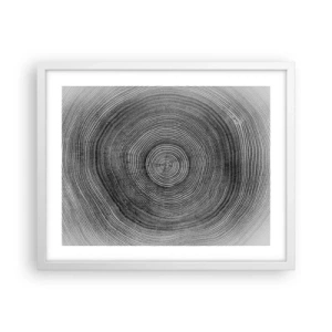 Plakát v bílém rámu - Znamení doby - 50x40 cm