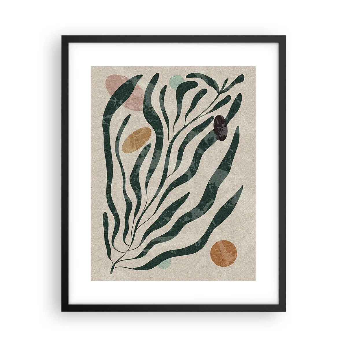 Plakát v černém rámu - Uprostřed zeleně - 40x50 cm