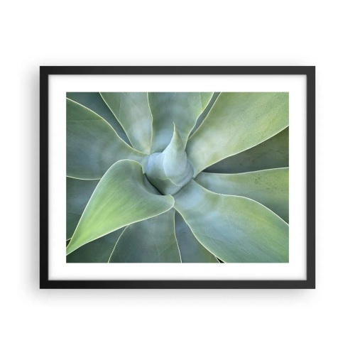 Plakát v černém rámu - Zrození zeleně - 50x40 cm