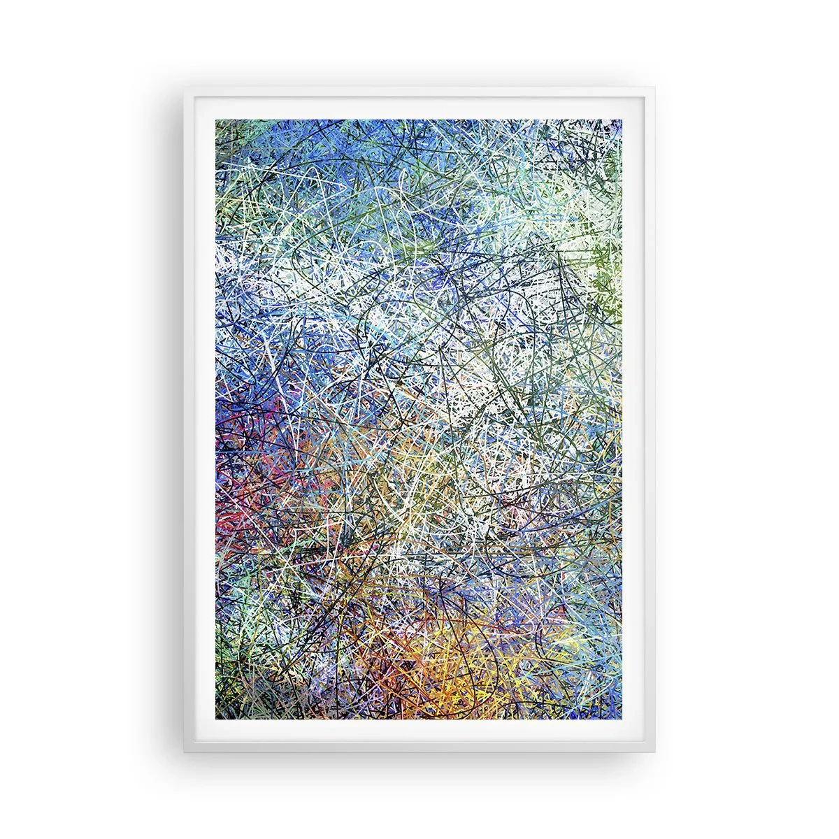 Plakát v bílém rámu - To není tak jednoduché - 70x100 cm