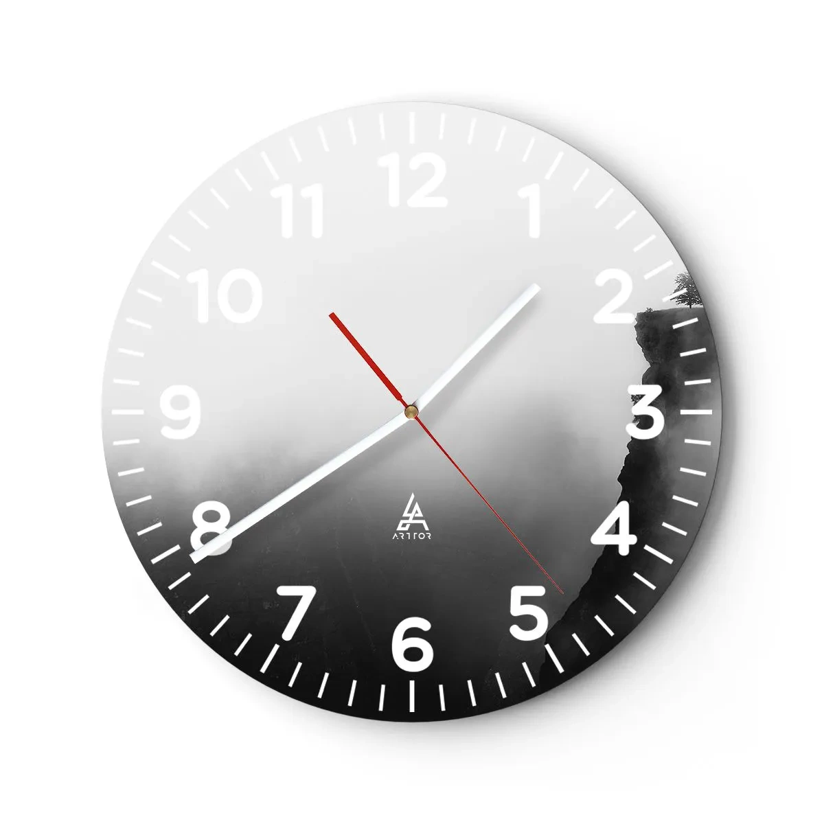 Nástěnné hodiny - Na okraji světa - 30x30 cm