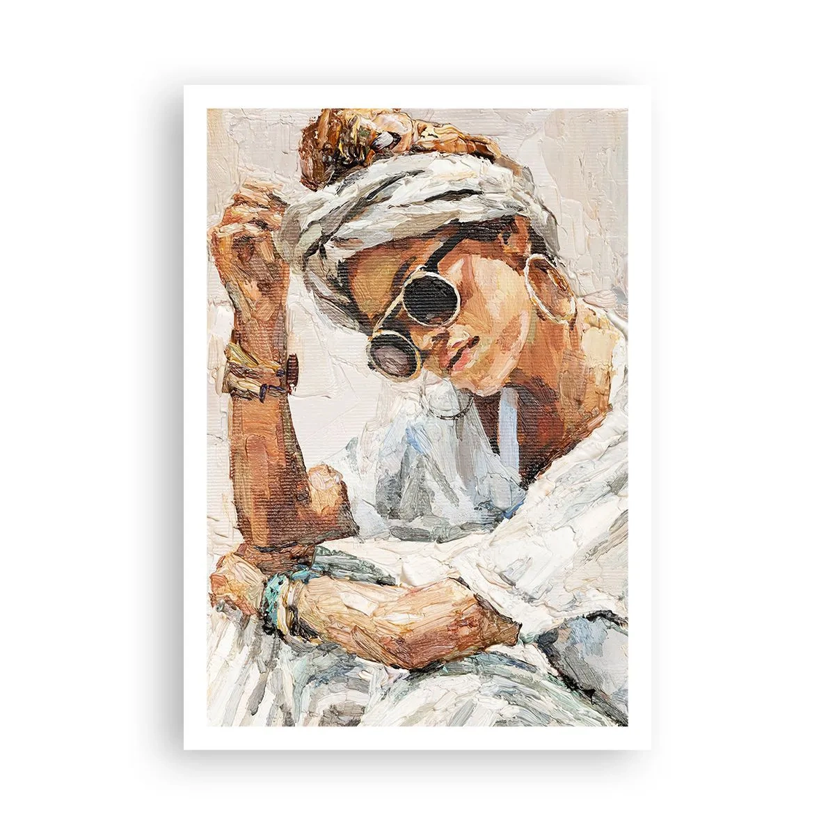 Plakát - Portrét v plném slunci - 70x100 cm