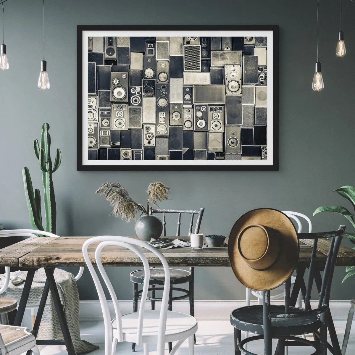 Plakát v černém rámu - A vše je v pořádku - 91x61 cm
