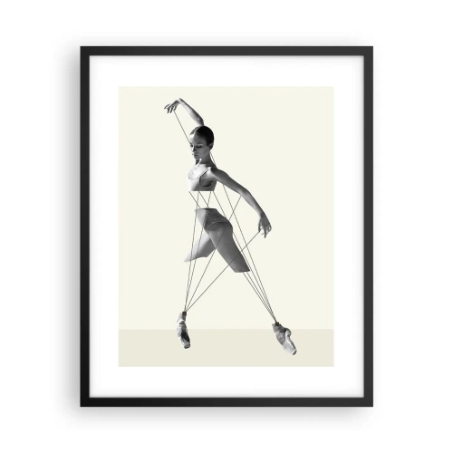 Plakát v černém rámu - V divadle světa - 40x50 cm