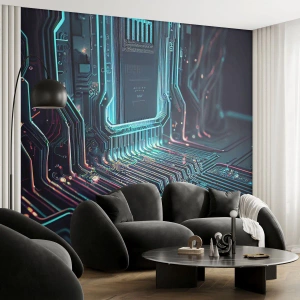 Fototapeta Premium Sand - Jen tak přemýšlím… - Technika, Počítač, Procesor - 350x256 cm