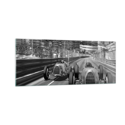 Obraz na skle - Kdysi dávno v Monte Carlu - 100x40 cm