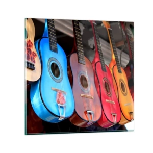 Obraz na skle - Latinskoamerická atmosféra - 40x40 cm