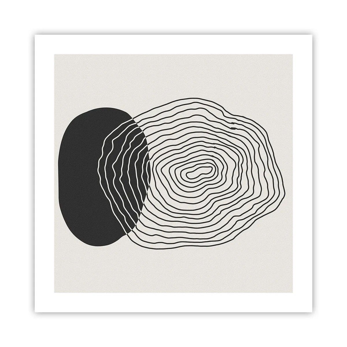 Plakát - Trvání a kmitání - 50x50 cm
