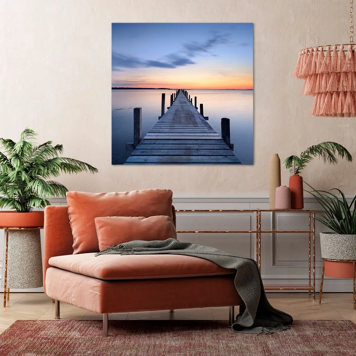 Obraz na plátně - Klid příjemného soumraku - 50x50 cm