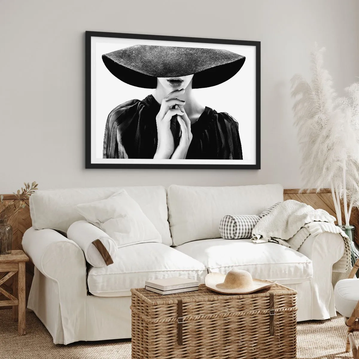 Plakát v černém rámu - Ukrytá krása - 100x70 cm