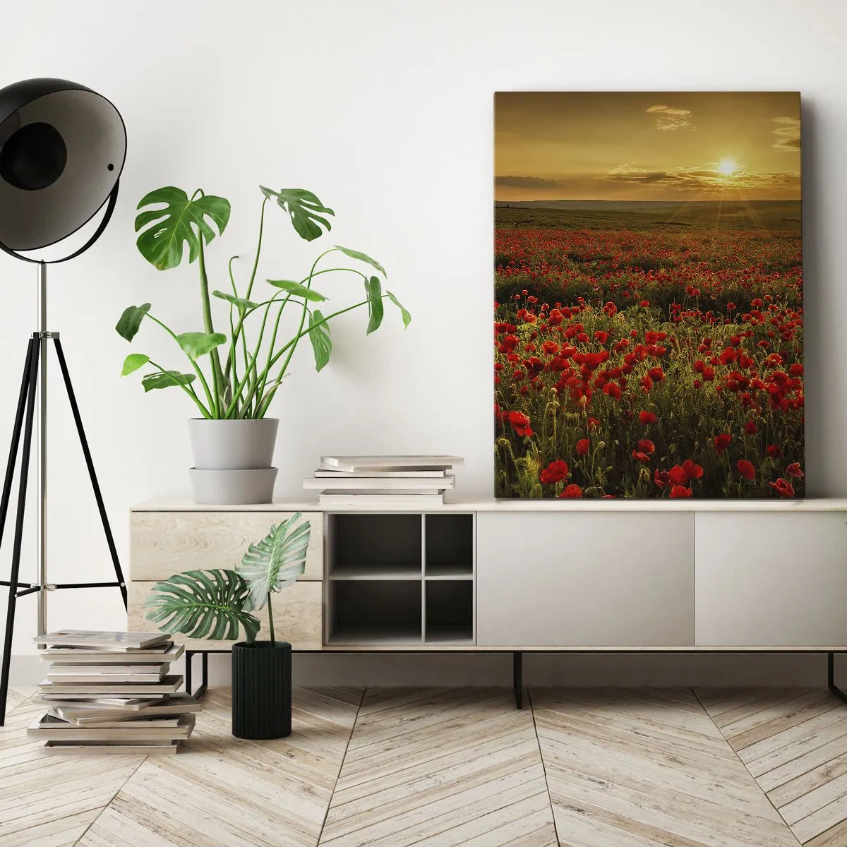 Obraz na plátně - Mezi vlnami šumících luk, mezi záplavou květů - 50x70 cm