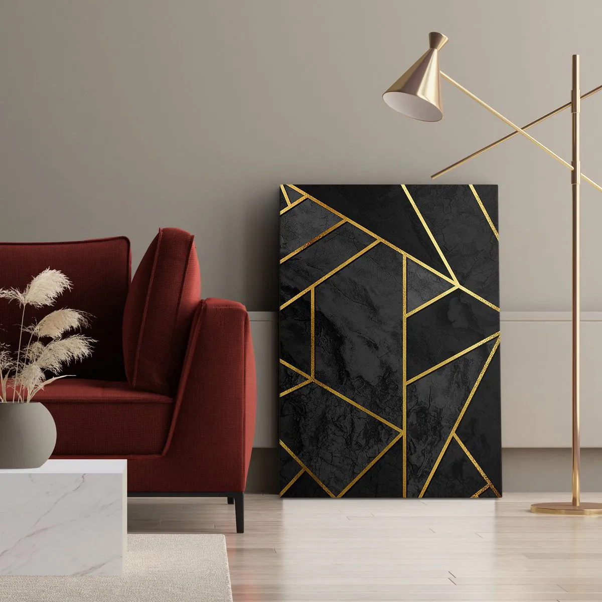 Obraz na plátně - Temnota a světlo - 80x120 cm