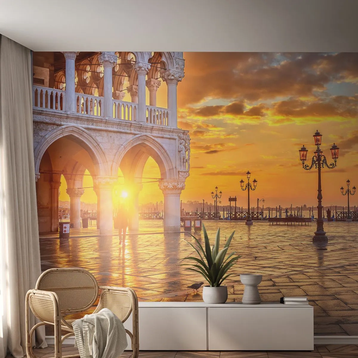 Fototapeta Premium Sand - Kde jsou všichni? - Město, Benátky, Architektura - 100x70 cm