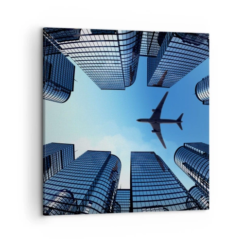 Obraz na plátně - Pohled ze skleněné rokle - 50x50 cm