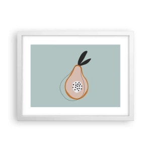 Plakát v bílém rámu - Pronikání do podstaty věcí - 40x30 cm