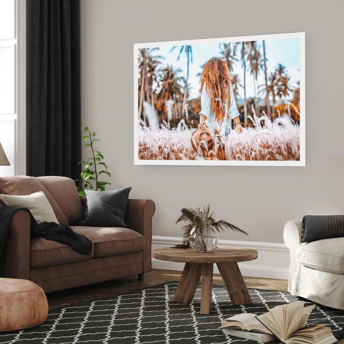 Plakát - Zrozená z travní chmýří - 100x70 cm
