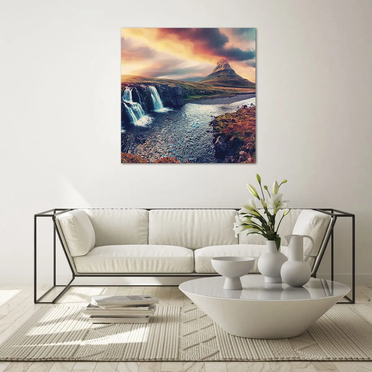 Obraz na skle - V majestátu přírody - 70x70 cm