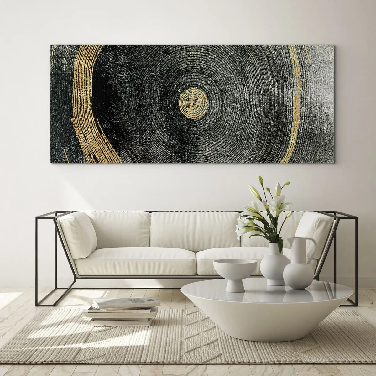 Obraz na skle - Změna a udržitelnost - 100x40 cm