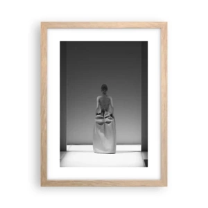 Plakát v rámu světlý dub - Rafinovaná jednoduchost - 30x40 cm