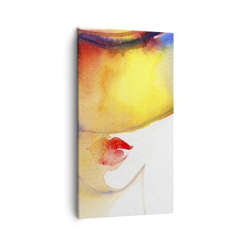 Obraz na plátně - Portrét dámy    - 45x80 cm