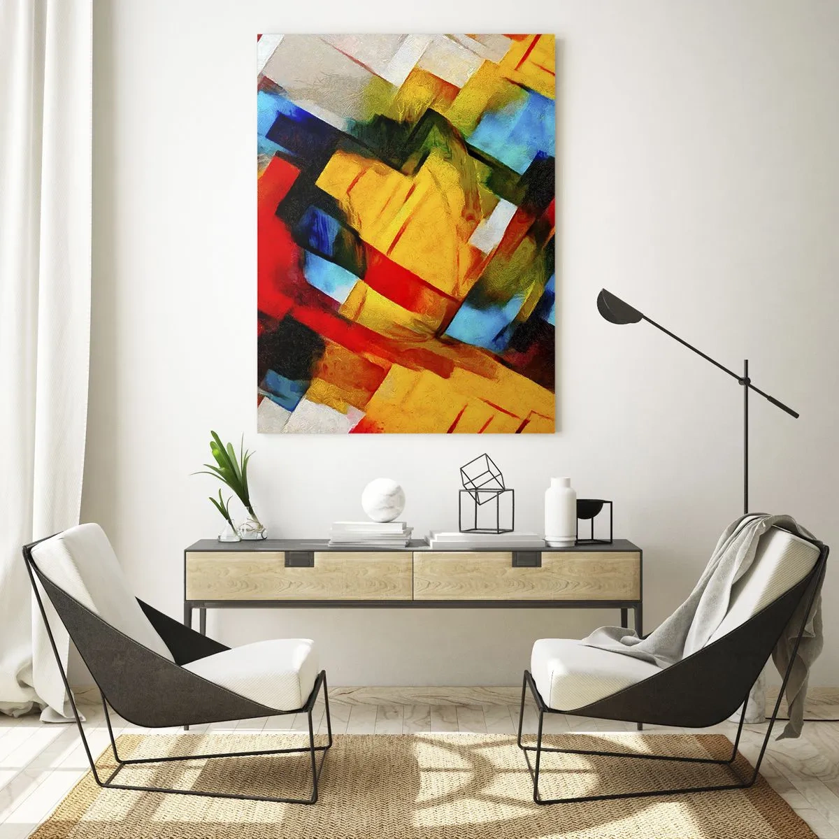 Obraz na skle - Vícebarevné vrstvy - 50x70 cm