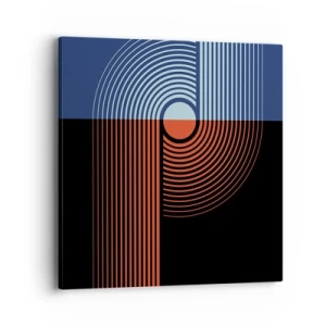 Obraz na plátně - V geometrickém objetí - 40x40 cm